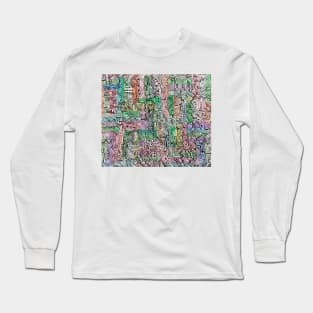 Pastel Abstract Long Sleeve T-Shirt